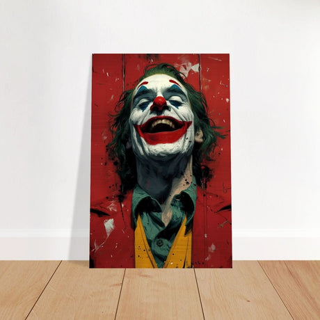 Da Vinci Pop Art Wall art Print | Joker - Brushed Aluminum Print - 30x45 cm / 12x18″ - 