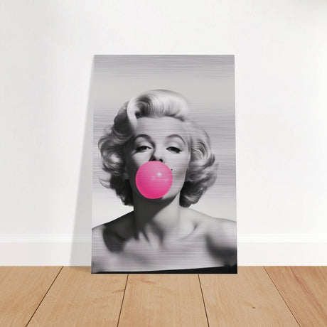 Da Vinci Pop Art Wall art print | Marilyn Monroe - Brushed Aluminum Print - 60x90 cm / 24x36″ - 