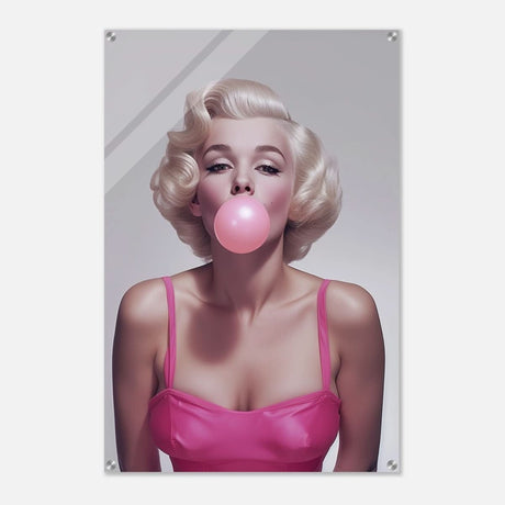 Da Vinci Pop Art Wall art print | Marilyn Monroe - Acrylic Print - 60x90 cm / 24x36″ - 