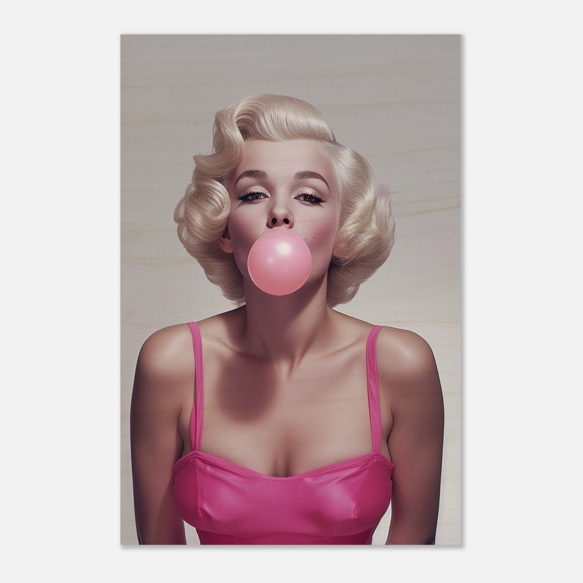 Da Vinci Pop Art Wall art print | Marilyn Monroe - Wood Prints - 50x75 cm / 20x30″ - 