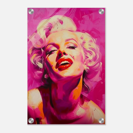 Da Vinci Pop Art Wall art print | Marilyn Monroe - Acrylic Print - 30x45 cm / 12x18″ - 