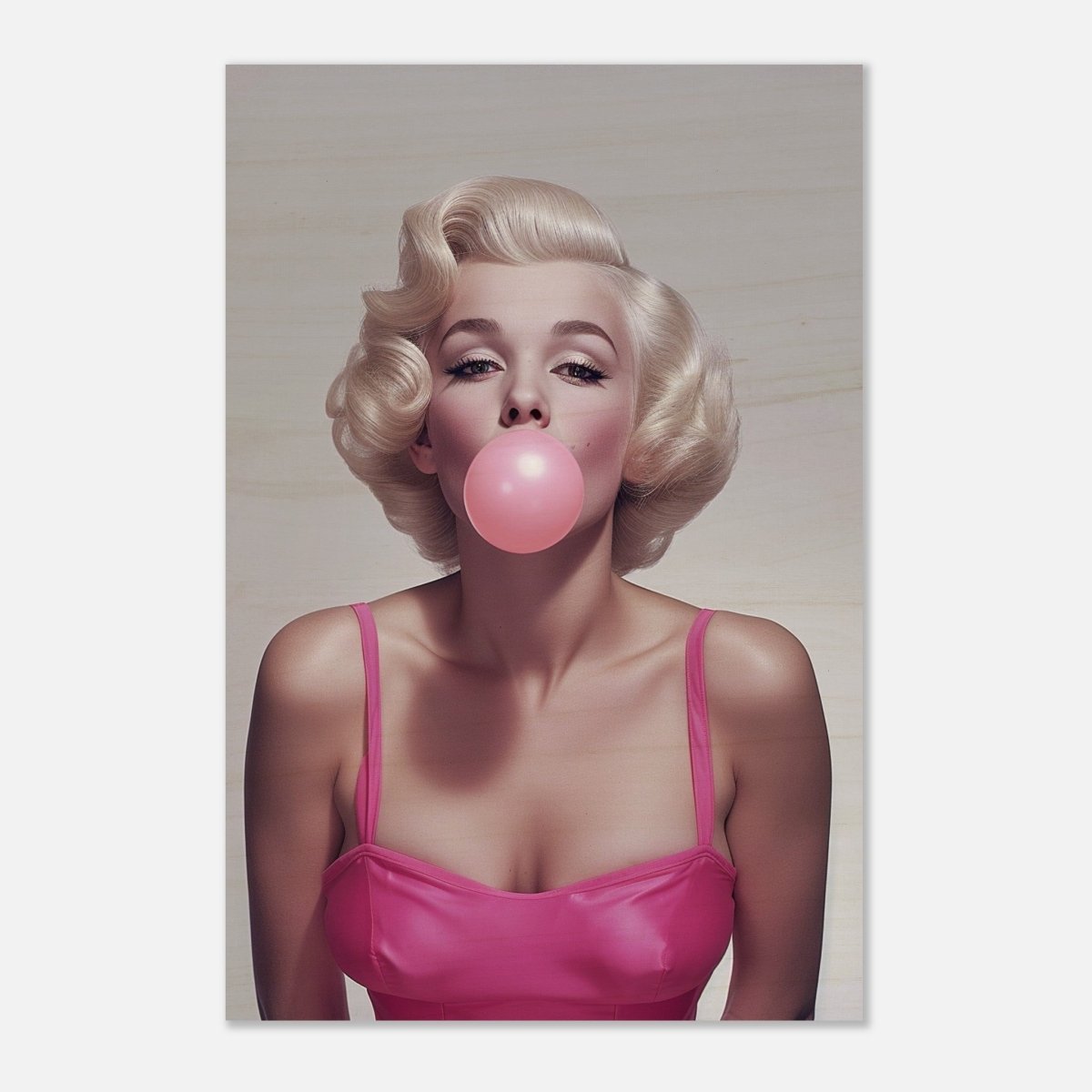 Da Vinci Pop Art Wall art print | Marilyn Monroe - Wood Prints - 60x90 cm / 24x36″ - 