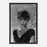 Da Vinci Pop Art Wall art print | Marilyn Monroe - Framed Canvas - 50x75 cm / 20x30″ - Black frame