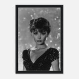 Da Vinci Pop Art Wall art print | Marilyn Monroe - Framed Canvas - 40x60 cm / 16x24″ - Black frame
