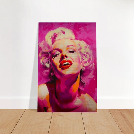 Da Vinci Pop Art Wall art print | Marilyn Monroe - Brushed Aluminum Print - 60x90 cm / 24x36″ - 