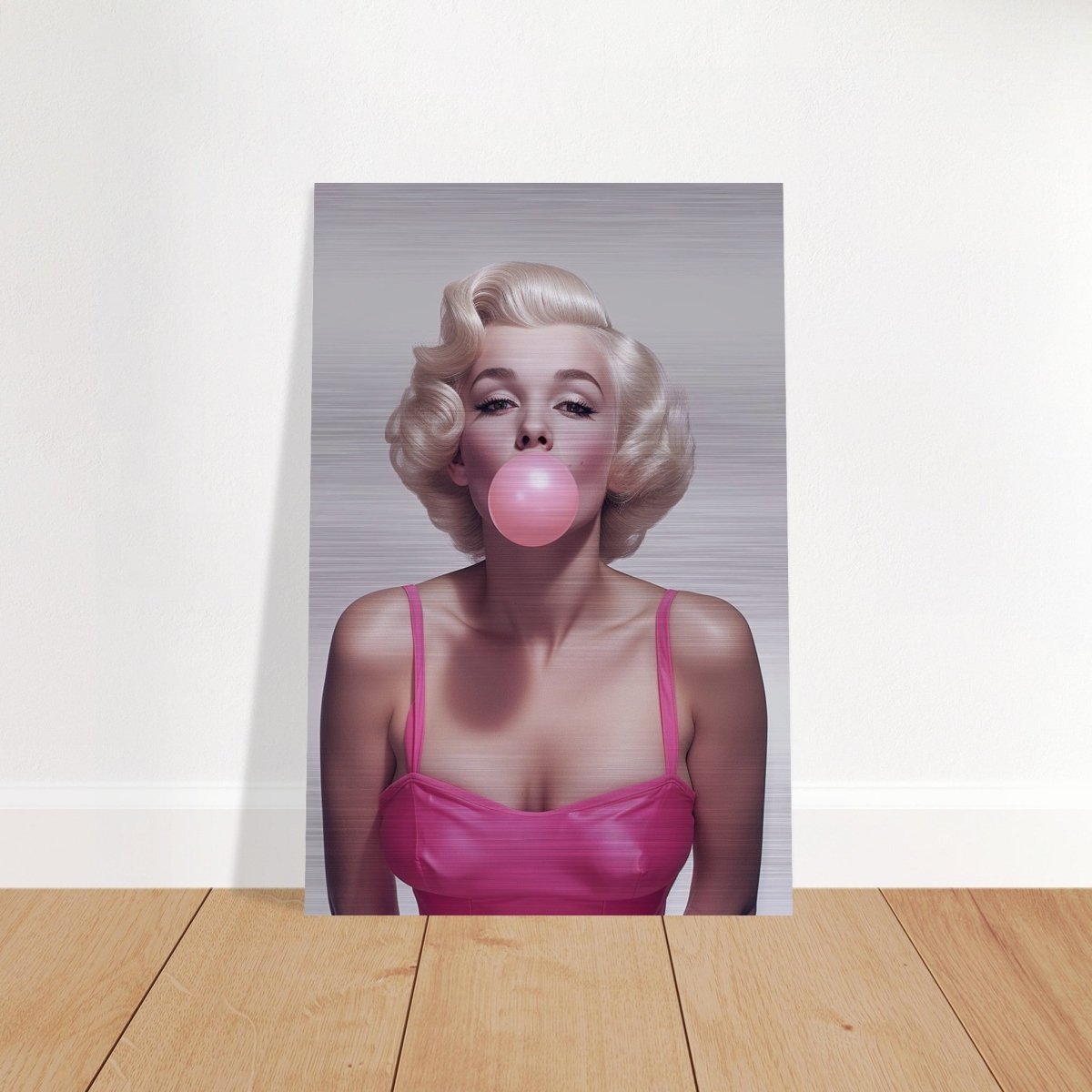Da Vinci Pop Art Wall art print | Marilyn Monroe - Brushed Aluminum Print - 50x75 cm / 20x30″ - 