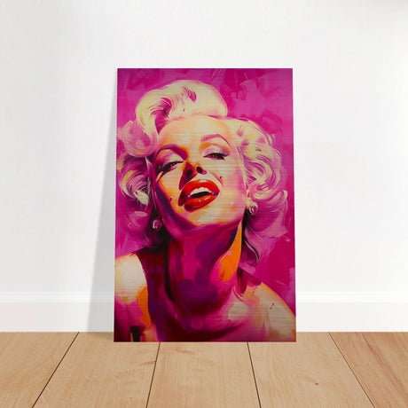Da Vinci Pop Art Wall art print | Marilyn Monroe - Brushed Aluminum Print - 50x75 cm / 20x30″ - 