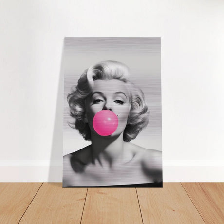 Da Vinci Pop Art Wall art print | Marilyn Monroe - Brushed Aluminum Print - 50x75 cm / 20x30″ - 