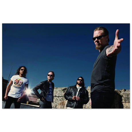 Da Vinci Pop Art wall art print | Metallica | Rock Music - Wood Prints - 50x75 cm / 20x30″ - 