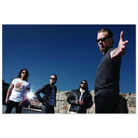 Da Vinci Pop Art wall art print | Metallica | Rock Music - Aluminum Print - 30x45 cm / 12x18″ - 