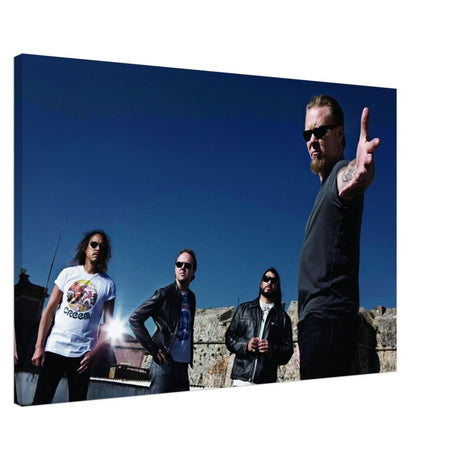 Da Vinci Pop Art wall art print | Metallica | Rock Music - Canvas - 60x90 cm / 24x36″ - 