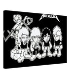 Da Vinci Pop Art Wall art print | Metallica - Canvas - 40x60 cm / 16x24″ - 