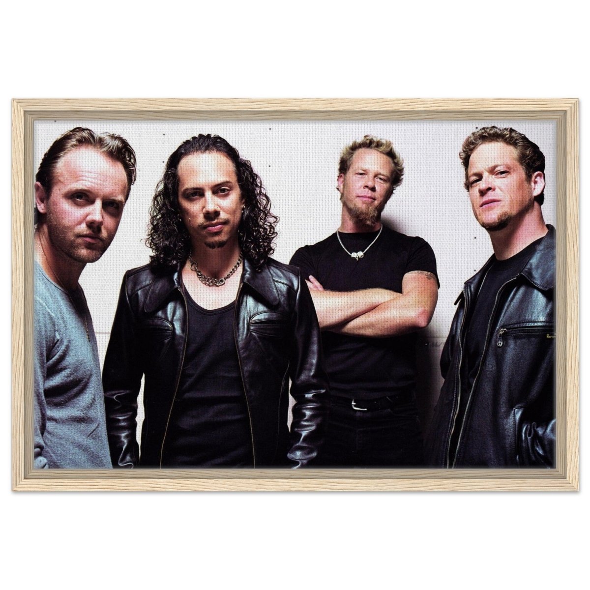 Da Vinci Pop Art Wall art print | Metallica - Framed Canvas - 40x60 cm / 16x24″ - Wood frame