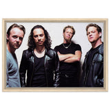 Da Vinci Pop Art Wall art print | Metallica - Framed Canvas - 40x60 cm / 16x24″ - Wood frame