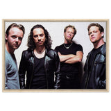 Da Vinci Pop Art Wall art print | Metallica - Framed Canvas - 60x90 cm / 24x36″ - Wood frame