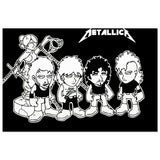 Da Vinci Pop Art Wall art print | Metallica - Aluminum Print - 40x60 cm / 16x24″ - 