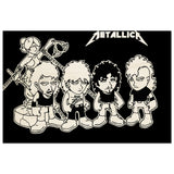 Da Vinci Pop Art Wall art print | Metallica - Wood Prints - 50x75 cm / 20x30″ - 