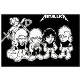 Da Vinci Pop Art Wall art print | Metallica - Aluminum Print - 30x45 cm / 12x18″ - 