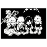 Da Vinci Pop Art Wall art print | Metallica - Aluminum Print - 60x90 cm / 24x36″ - 