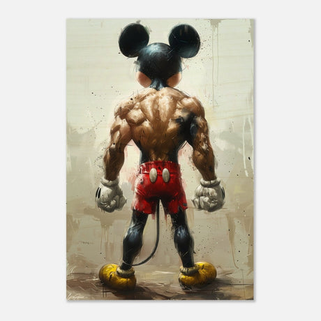 Da Vinci Pop Art Wall art print | Mickey Mouse - Wood Prints - 40x60 cm / 16x24″ - 