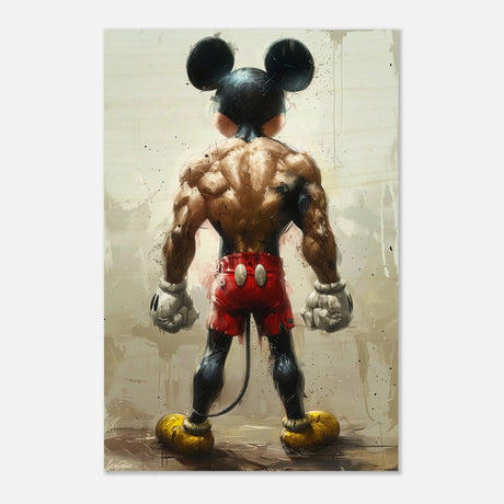 Da Vinci Pop Art Wall art print | Mickey Mouse - Wood Prints - 50x75 cm / 20x30″ - 
