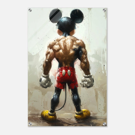 Da Vinci Pop Art Wall art print | Mickey Mouse - Acrylic Print - 50x75 cm / 20x30″ - 