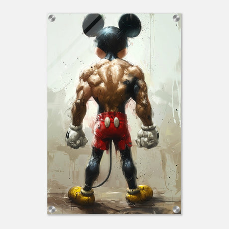Da Vinci Pop Art Wall art print | Mickey Mouse - Acrylic Print - 40x60 cm / 16x24″ - 