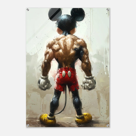 Da Vinci Pop Art Wall art print | Mickey Mouse - Acrylic Print - 70x100 cm / 28x40″ - 