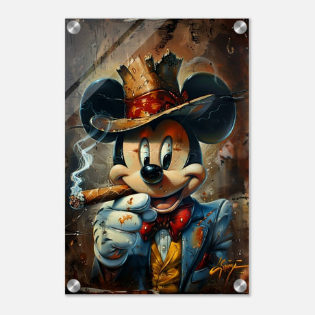 Da Vinci Pop Art Wall art print | Mickey Mouse - Acrylic Print - 30x45 cm / 12x18″ - 