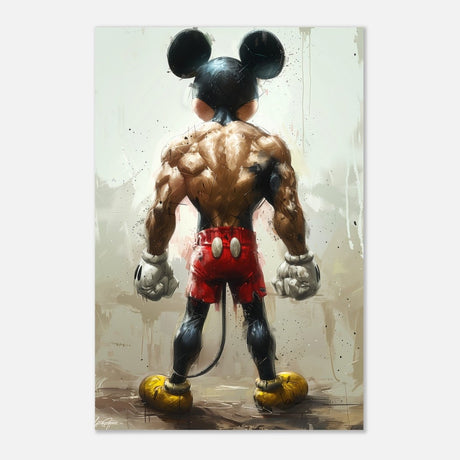 Da Vinci Pop Art Wall art print | Mickey Mouse - Aluminum Print - 60x90 cm / 24x36″ - 