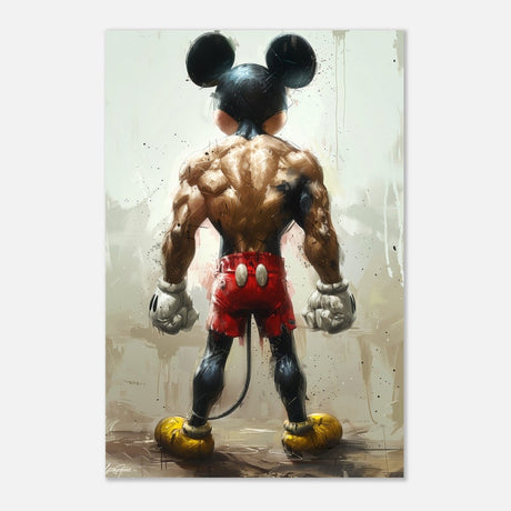 Da Vinci Pop Art Wall art print | Mickey Mouse - Aluminum Print - 50x75 cm / 20x30″ - 