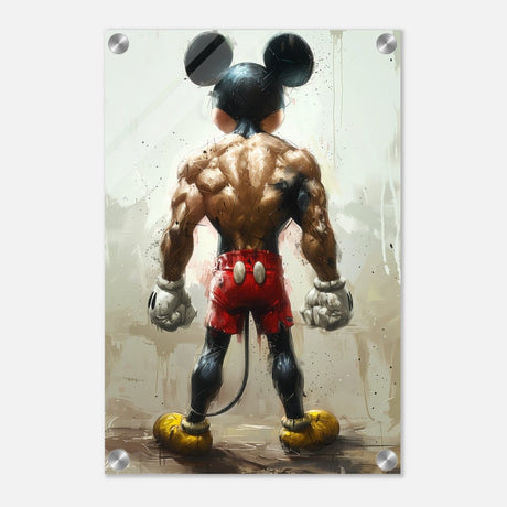 Da Vinci Pop Art Wall art print | Mickey Mouse - Acrylic Print - 30x45 cm / 12x18″ - 