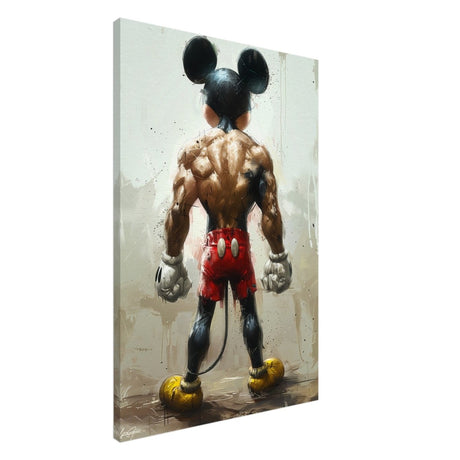 Da Vinci Pop Art Wall art print | Mickey Mouse - Canvas - 60x90 cm / 24x36″ - 