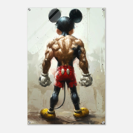 Da Vinci Pop Art Wall art print | Mickey Mouse - Acrylic Print - 60x90 cm / 24x36″ - 