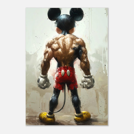 Da Vinci Pop Art Wall art print | Mickey Mouse - Aluminum Print - 70x100 cm / 28x40″ - 