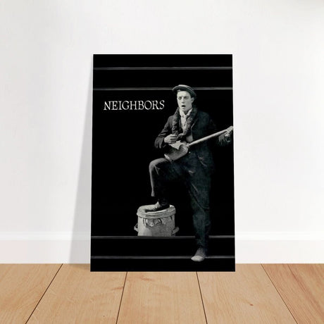 Da Vinci Pop Art Wall art print | Neighbors 1920 - Brushed Aluminum Print - 30x45 cm / 12x18″ - 