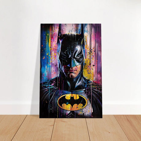 Da Vinci Pop Art Wall art print | Pop Art | Batman - Brushed Aluminum Print - 30x45 cm / 12x18″ - 