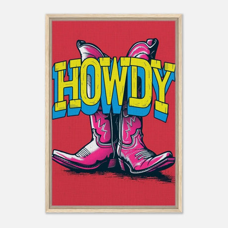 Da Vinci Pop Art Wall art print | Pop Art | Howdy - Canvas - 30x45 cm / 12x18″ - 