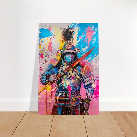 Da Vinci Pop Art Wall art print | Pop Art - Brushed Aluminum Print - 30x45 cm / 12x18″ - 