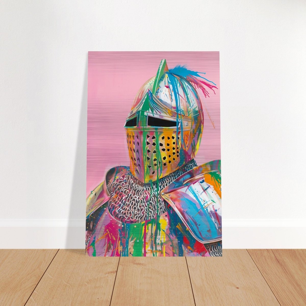 Da Vinci Pop Art Wall art print | Pop Art - Brushed Aluminum Print - 30x45 cm / 12x18″ - 