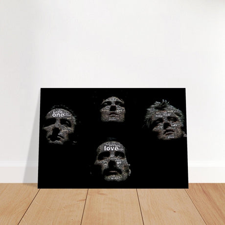 Da Vinci Pop Art wall art print | Queen | Rock Music - Brushed Aluminum Print - 50x75 cm / 20x30″ - 
