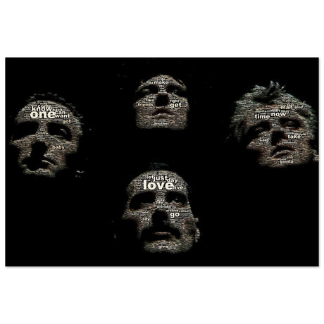 Da Vinci Pop Art wall art print | Queen | Rock Music - Wood Prints - 40x60 cm / 16x24″ - 