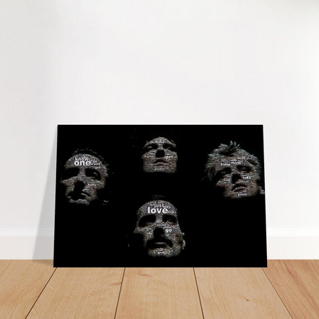 Da Vinci Pop Art wall art print | Queen | Rock Music - Brushed Aluminum Print - 30x45 cm / 12x18″ - 