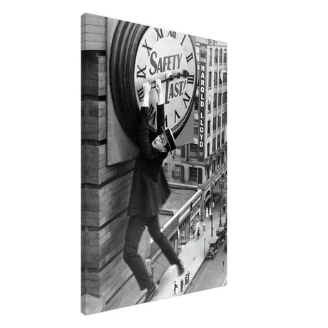 Da Vinci Pop Art wall art Print | Safety Last! (1923) - Canvas - 60x90 cm / 24x36″ - 
