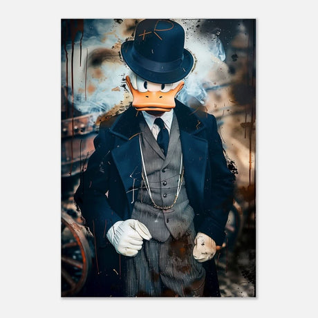 Da Vinci Pop Art Wall art print | Scrooge McDuck - Aluminum Print - 70x100 cm / 28x40″ - 