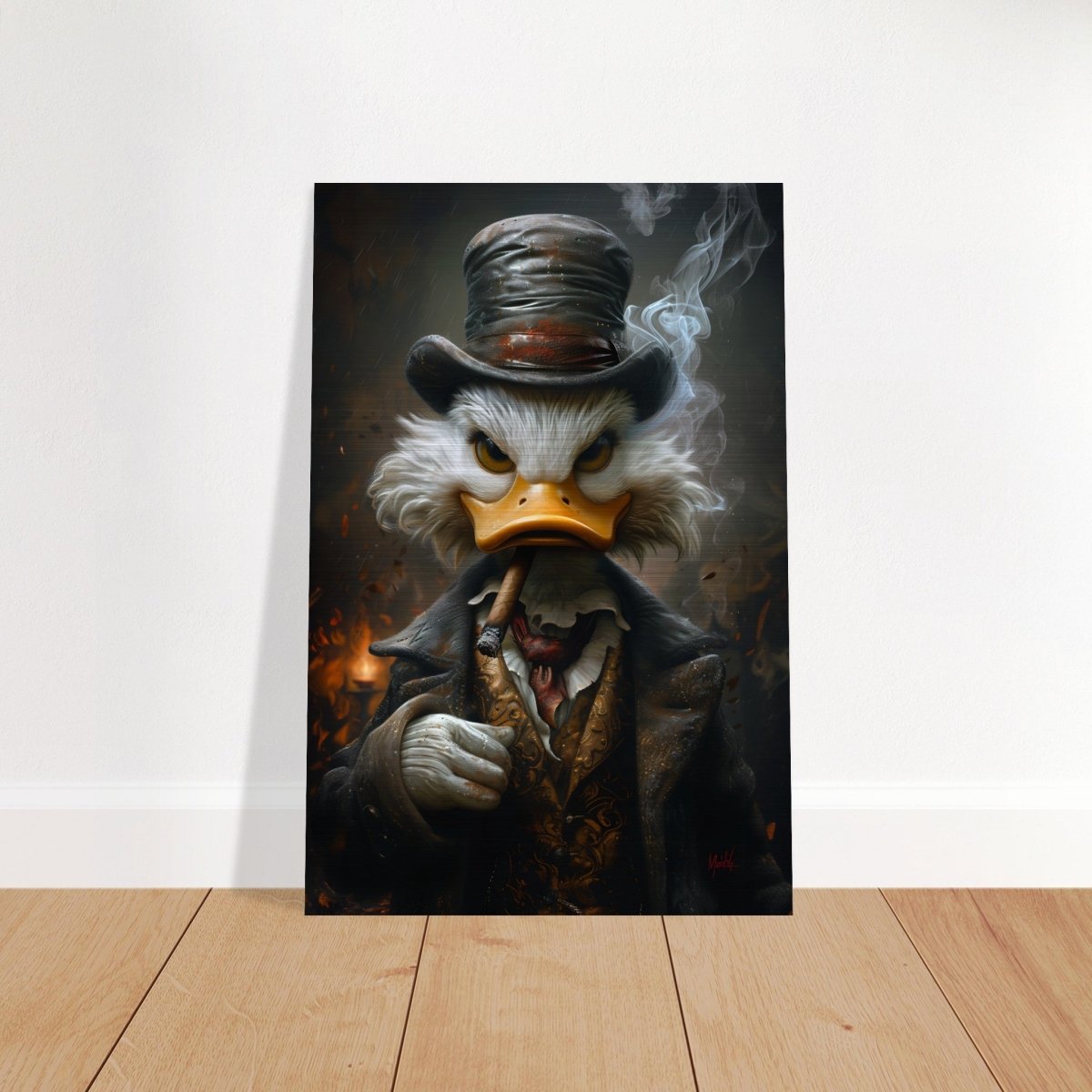 Da Vinci Pop Art Wall art print | Scrooge McDuck - Acrylic Print - 30x45 cm / 12x18″ - 