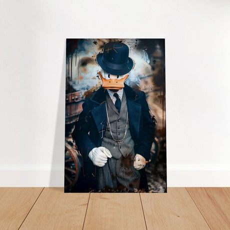 Da Vinci Pop Art Wall art print | Scrooge McDuck - Brushed Aluminum Print - 50x75 cm / 20x30″ - 