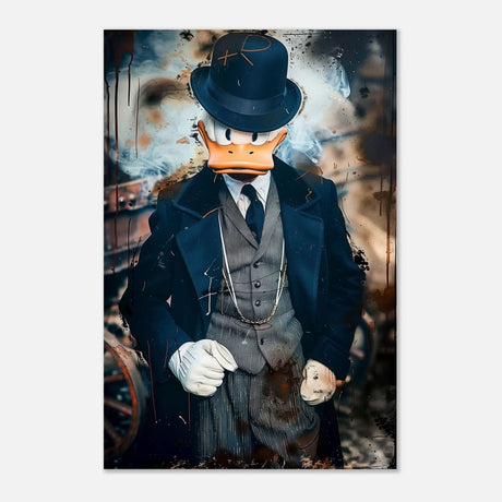 Da Vinci Pop Art Wall art print | Scrooge McDuck - Aluminum Print - 40x60 cm / 16x24″ - 