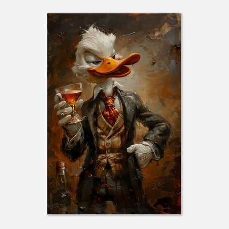Da Vinci Pop Art Wall art print | Scrooge McDuck - Wood Prints - 60x90 cm / 24x36″ - 