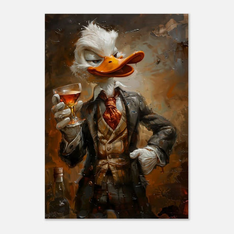 Da Vinci Pop Art Wall art print | Scrooge McDuck - Aluminum Print - 70x100 cm / 28x40″ - 